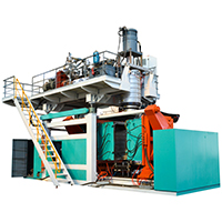 全自動擠出中空吹塑機設備工作原理