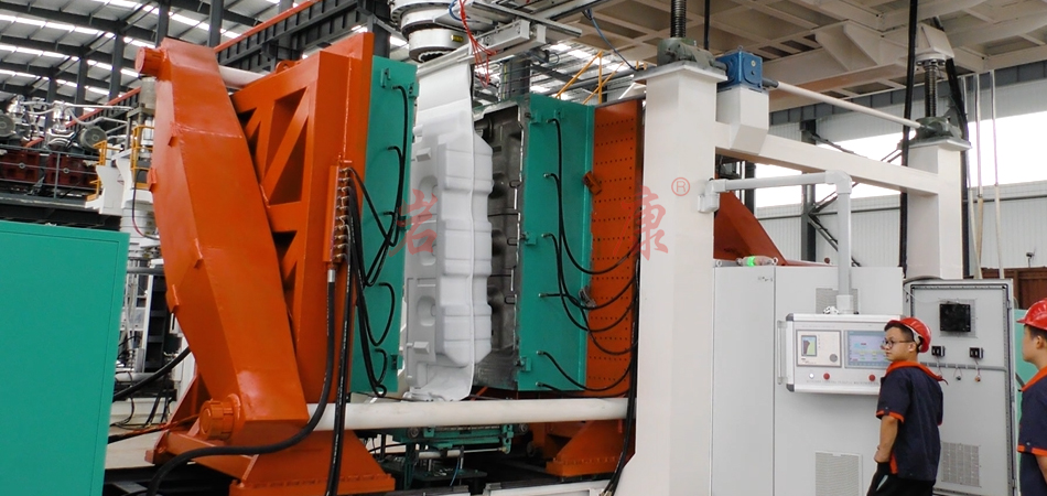 巖康塑料雙層中空吹塑機生產(chǎn) 雙層中空吹塑機價格