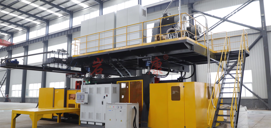 巖康大型塑料吹塑機設備 塑料吹塑機產量計算